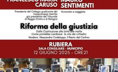 Riforma della giustizia, incontro con Francesco Maria Caruso e Mauro Sentimenti a Rubiera