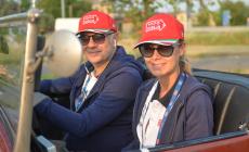 Mille Miglia,  scatti della partenza: dal parcheggio della Decathlon in via Emilia Ovest verso l'ultima tappa. Auto storiche anche a Busseto - Fotogallery