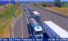 Incidente in A1 a Fidenza: morta una donna. Scontro fra due auto a Diolo 