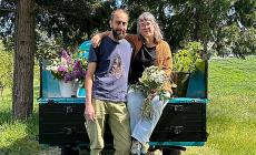 Arte floreale bio a Terenzo: il sogno di Zeno e Sabine