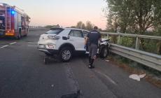 Schianto all'alba in tangenziale nord, trentenne ferito in Rianimazione - Foto