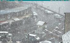 Neve a passo dello Stelvio e minime in calo in Alto Adige