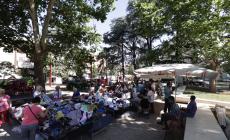 Da stamattina il mercato di viale Osacca si è spostato in piazzale Pablo- Video