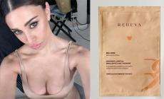 L'ultima trovata di Belen: ha lanciato la sua maschera intima a forma di ali di farfalla