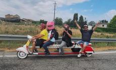 Ma come è bello andare in giro sui colli della  Val Stirone - Foto dal Vespagiro
