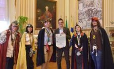 "Enea", il duca di Parma in visita al sindaco