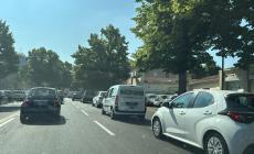 Asfaltature in via Mentana, traffico in tilt