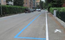 Via Torelli, viale Duca Alessandro e via Montebello: ecco le nuove righe blu