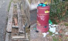 Rifiuti e incuria al Parco nord e in via Benedetta, la segnalazione del Team Vannacci Maria Luigia