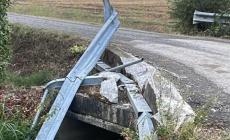 Ponte in strada del Forno danneggiato a Busseto