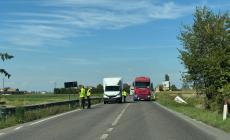 Incidente sull'Asolana, traffico bloccato 