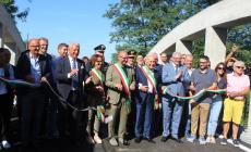Il ministro Foti ha inaugurato il ponte Pezzino tra Busseto e Sant'Agata
