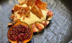 Catalana al mascarpone, insalata di fichi  e prosciutto: la ricetta di Pietro Leoni (Il Cerchio)