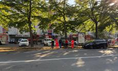 Paura in via Sidoli per un incendio in un appartamento - Video