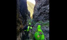 E&rsquo; morto il 25enne caduto  in un canalone  profondo oltre 50 metri sul Monte Penna