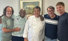 Tino Asprilla è tornato a Parma per una visita agli amici di sempre