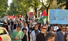 Pro-pal contro la presenza di Olmert in città: alcune centinaia di persone in corteo verso via Garibaldi - Video