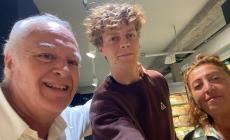 Ginetto: &laquo;L'incontro fortuito a Montecarlo con Jannik Sinner. E il selfie ha voluto  scattarlo lui...&raquo;