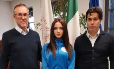 La campionessa di «pole dance» Alessandra Carrara ricevuta in Comune 
