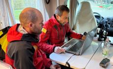 Elicottero caduto, trovate e recuperate le vittime