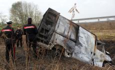 Inseguimento nella Bassa a tre furgoni rubati: due finiscono fuori strada, uno intercettato dai carabinieri. Ladri in fuga 