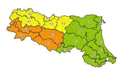 Precipitazioni e rischio frane: diramata l'allerta arancione anche per la provincia di Parma