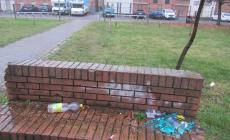 Via Guttuso, il parco "dimenticato" tra giochi rotti e bottiglie di alcolici abbandonate - Foto