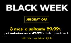 Promo BLACK WEEK: abbonamento digitale alla Gazzetta per 3 mesi a soli 29.99€