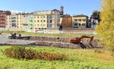 Lavori nell’ alveo della Parma per fermare le erosioni spondali e migliorare il deflusso della corrente - Video
