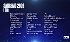  Da Paradiso a Fedez-Masini tra i 30 Big di Sanremo 