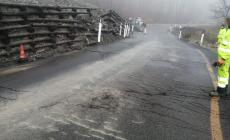 Si muove la frana di Saliceto, Provincia al lavoro: da domani senso unico alternato sulla Provinciale 28 (Varsi-Bardi)