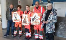 Domani a Colorno i cavalli della pittrice parmigiana Roberta Musi con i panettoni della solidarietà della Pubblica Assistenza