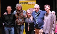 Straordinario finale del decennale di&nbsp;Mangiamusica  al teatro Magnani- Fotogallery