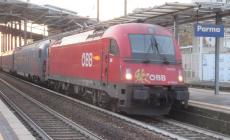 Ancora per pochi giorni in stazione a Parma il treno austriaco &laquo;NightJet&raquo; che collega Monaco di Baviera e Vienna
