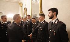 Il generale Enrico Scandone in visita al Comando provinciale dei carabinieri di Parma