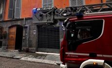 Allarme in borgo del Parmigianino per un principio d'incendio in un appartamento - Foto