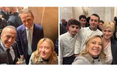 Auguri e sapori parmigiani a palazzo Chigi per la presidente del consiglio con Bertinelli e i ragazzi del Magnaghi - Le foto