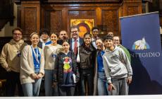 Anche in questo Natale, la Sant'Egidio a fianco dei bisognosi - Foto: il pranzo in Santa Caterina