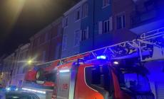 Paura in via Corso Corsi per un incendio