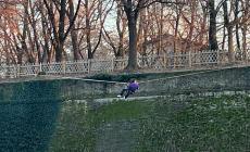 Funamboli in Cittadella, ma non &egrave; un po' rischioso?