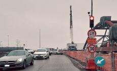 Manovre spericolate e pericolose sul ponte Bailey