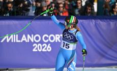 Discesa libera femminile, gara ancora sospesa per un'altra caduta. Intanto Goggia: "Ho sbagliato sullo schuss delle Tofane"