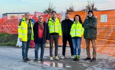 Sissa Trecasali: sopralluoghi ai cantieri connessi alla Ti-Bre 

 

