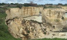Maltempo, si sbriciola in mare l'arco dell'amore di Melendugno