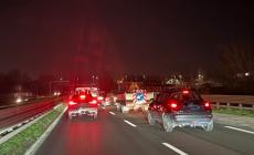 Disagi per incidente, code in tangenziale nord 