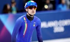 Medaglia di bronzo per gli azzurri nella staffetta 5mila metri di short track. Niente medaglia per Arianna Fontana 