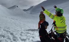 Sciatrice cade a  Prato Spilla: spettacolare e emozionante operazione di recupero con l'elisoccorso - La mappa