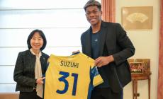 Suzuki "ambasciatore sportivo" del Giappone ricevuto a Roma dall'ambasciatrice Ono