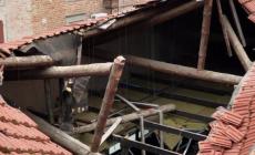 Fidenza, crollato il tetto di una palestra: strage sfiorata