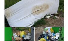 Discarica a cielo aperto in via Pasubio: materasso abbandonato e montagne di rifiuti 